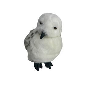 Harry Potter Hedwig Owl Plush Hand Puppet Plush Swivel Head sound 12" Toy